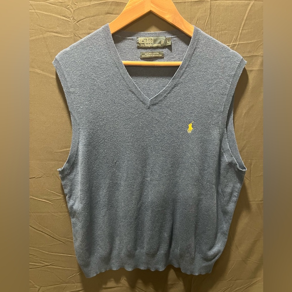 Polo Ralph Lauren Cotton-Blend Sweater Vest